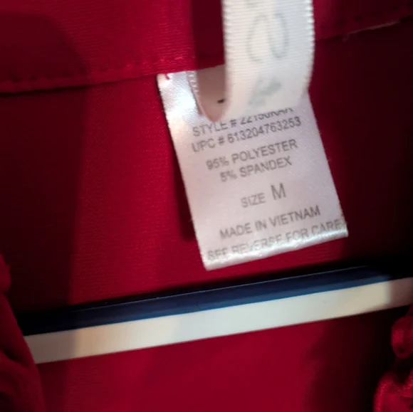 Red Shirt Size Medium - Picture 3 of 4